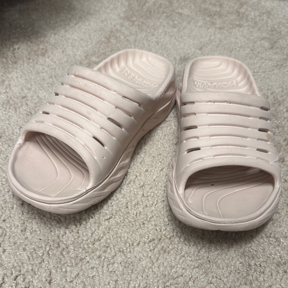 Hoka One One Women's Pink Comfort Slide